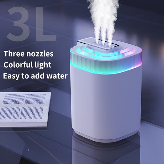 1pc Mini Cool Mist Air Humidifier - Compact Room Decor Essential for Home, Office, and Gift Giving - Portable, Quiet, Easy to Clean, and Energy Efficient - Perfect for Fall, Winter, Back to School, Teacher's Day, Halloween, Christmas, Wedding, and Birthda