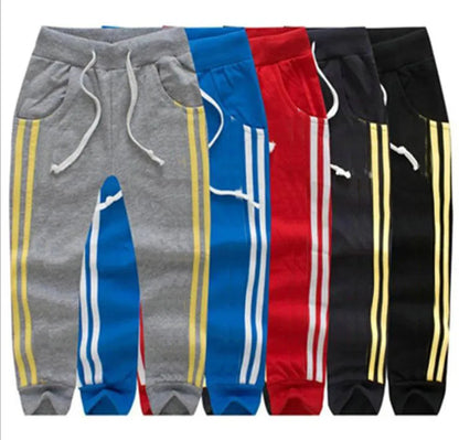 Spring Autumn Children Trousers for Boys Girls Kids Cotton Casual Sport Long Pants Sweatpants for 2 to 6 Years Kids