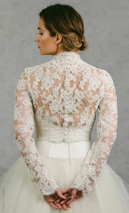 bolero bridal lace cape long sleeves bridal wrap appliqued jackets wedding capes wraps bolero jacket wedding dress wraps plus size