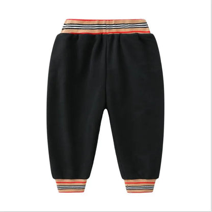 Cute Baby Boys Girls Plaid Pants Cotton Kids Casual Trousers Spring Autumn Children Sports Pant Joggers Child Trouser