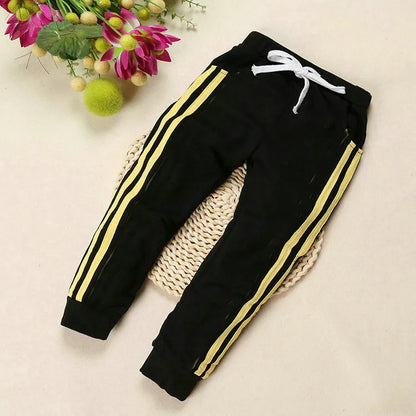 Spring Autumn Children Trousers for Boys Girls Kids Cotton Casual Sport Long Pants Sweatpants for 2 to 6 Years Kids