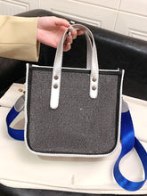 Load image into Gallery viewer, Rhinestone Decor Square Bag  - Women Satchels