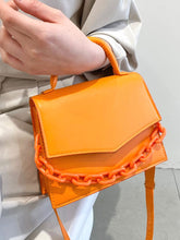Load image into Gallery viewer, Chain Decor Flap Satchel Bag  - Women Satchels