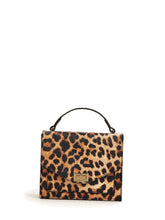 Load image into Gallery viewer, Twist Lock Leopard Satchel Bag  - Women Satchels
