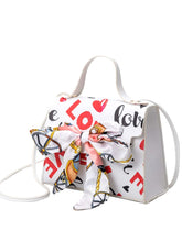 Load image into Gallery viewer, Twilly Scarf Decor Letter Graphic Satchel Bag  - Women Satchels