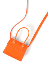 Load image into Gallery viewer, Mini Neon Orange Satchel Bag  - Women Satchels