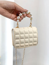 Load image into Gallery viewer, Mini Faux Pearl Handle Satchel Bag  - Women Satchels