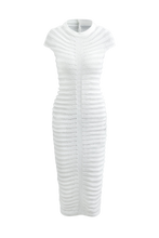 Load image into Gallery viewer, sealbeer A&amp;A Mesh knit Bodycon Maxi Dress