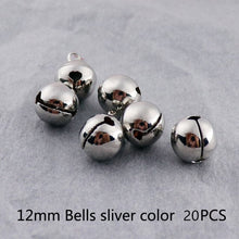 Load image into Gallery viewer, 10/20PCS  ChristmasPendant Brass Loose Beads Smal Jingle Bell for Cat Key Ring Ornament  Festival home Decoration Supplies