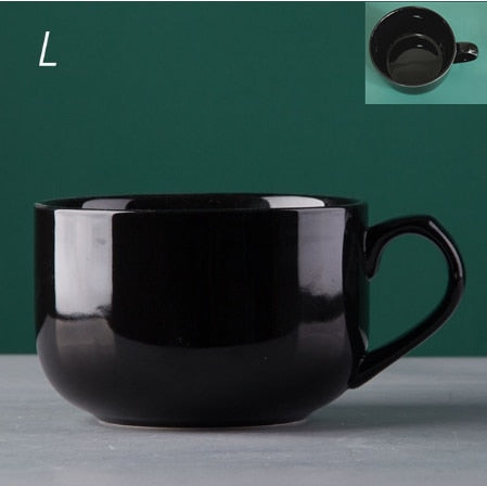 700ML Ceramic Big Coffee Milk Mug Breakfast Cup With  Handgri Travel Mug Novelty Gifts Best For Your Friends кружки canecas