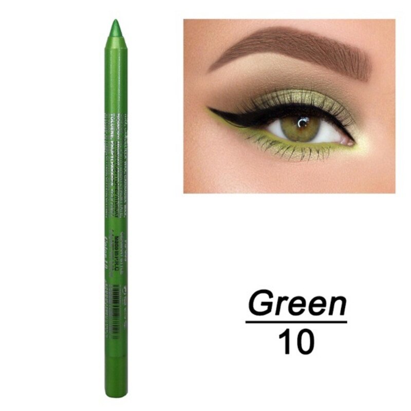 Waterproof Not Blooming Eyeliner Pencil Long-lasting No Fade Women Charm Colorful Eye Makeup Professional Cosmetic TSLM2