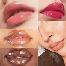 Load image into Gallery viewer, Moisturizing Gloss Plumping Lip Gloss Lip Plumper Makeup Glitter Nutritious Liquid Lipstick Cherry Mineral Oil Clear Lip Gloss