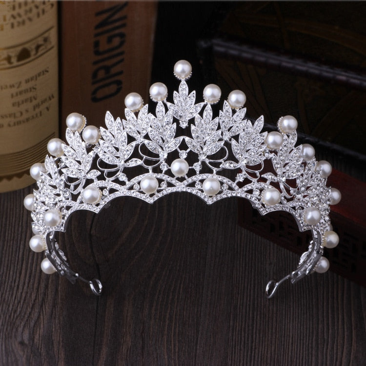Diverse Silver Gold Color Crystal Crowns Bride tiara Fashion Queen For Wedding Crown Headpiece Wedding Hair Jewelry Accessories