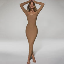 Load image into Gallery viewer, sealbeer A&amp;A Kim Who Maxi Bodycon Dress