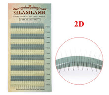 Load image into Gallery viewer, GLAMLASH 2D 3D 4D 5D 6D premade fans false eyelashes extension russian volume lashes faux mink individual lash extensions cilia