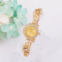 Load image into Gallery viewer, Women Bracelet Watch Set Gold Crystal Design Necklace Earrings ring Female Jewelry Set Quartz Watch Women’s Gifts For Valentine