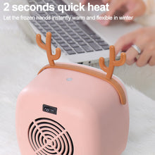 Load image into Gallery viewer, Portable Mini Heaters for Home Cute Electric Heaters Hot Fan Heater Plug in Winter Warmer Overheat Protection Small Warmer Mute