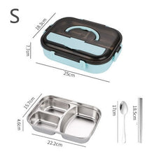 Load image into Gallery viewer, Stainless Steel Lunch Box For Kids Food Storage Insulated Lunch Container Japanese Snack Box Breakfast Bento Box With Soup Cup