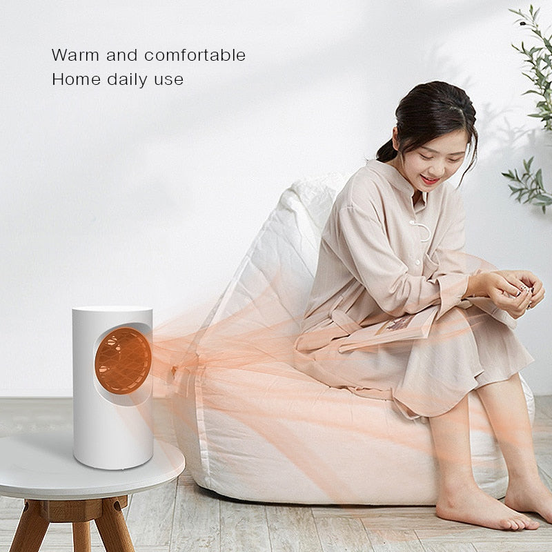 400W Speed Hot Air Heater Environmental Protection Energy Saving Desktop Heater Constant Temperature Heating Safe Comfortable 38