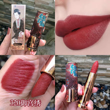 Load image into Gallery viewer, Oriental Classical Beauty Vintage Velvet Lipstick Matte Pigmented Waterproof Lasting Lip Makeup Silky touch Charming Cosmetics