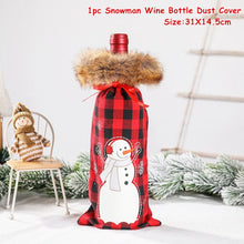 Load image into Gallery viewer, Xmas Wine Bottle Dust Cover Noel Navidad Christmas Decoration for Home Dinner Decor Christmas Gift Tree Ornament New Year 2023