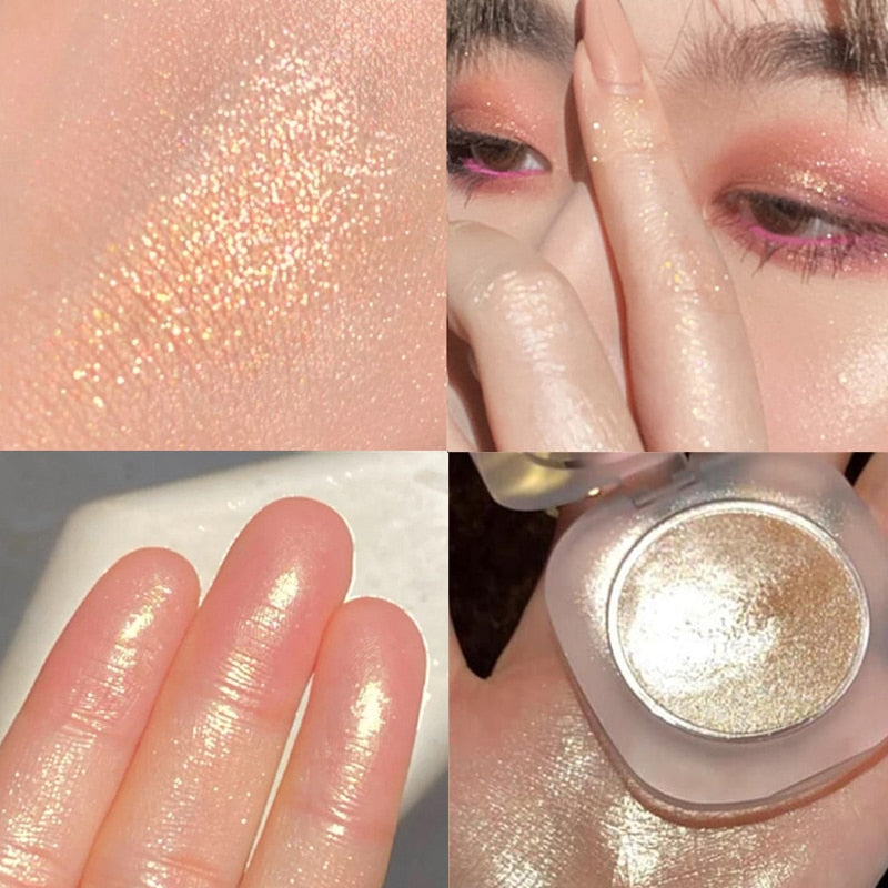 Diamond Glitter Mashed Potatoes Highlighter Diamond Highlighter Makeup Gel Face and Body Brighten Glitter Natural Contour Makeup