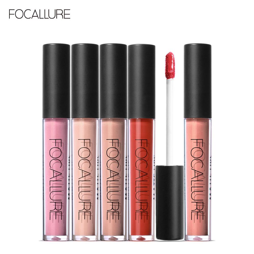 Focallure Wholesale Hot Liquid Lipgloss Matte Lipstick 37 Colors Waterproof Lip Stick Lip Tint Long Lasting Lips Makeup Woman