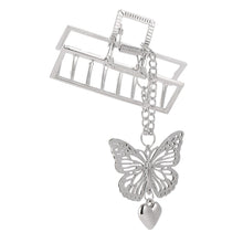 Load image into Gallery viewer, 1PC Retro Metal Hair grip Goth Butterfly Hair Clip Love Pendant Claws Barrettes Hair Jaw Grip Jewelry Styling Tools
