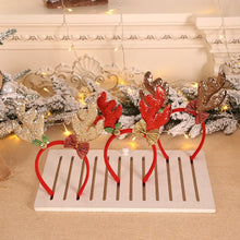 Load image into Gallery viewer, Christmas Headbands Santa Tree Elk Antlers Headband Kids Adult Headwear Reindeer Ornaments Christmas Decorations Party Cosplay