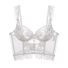 Load image into Gallery viewer, sealbeer A&amp;A French Lace Trim Corset Top