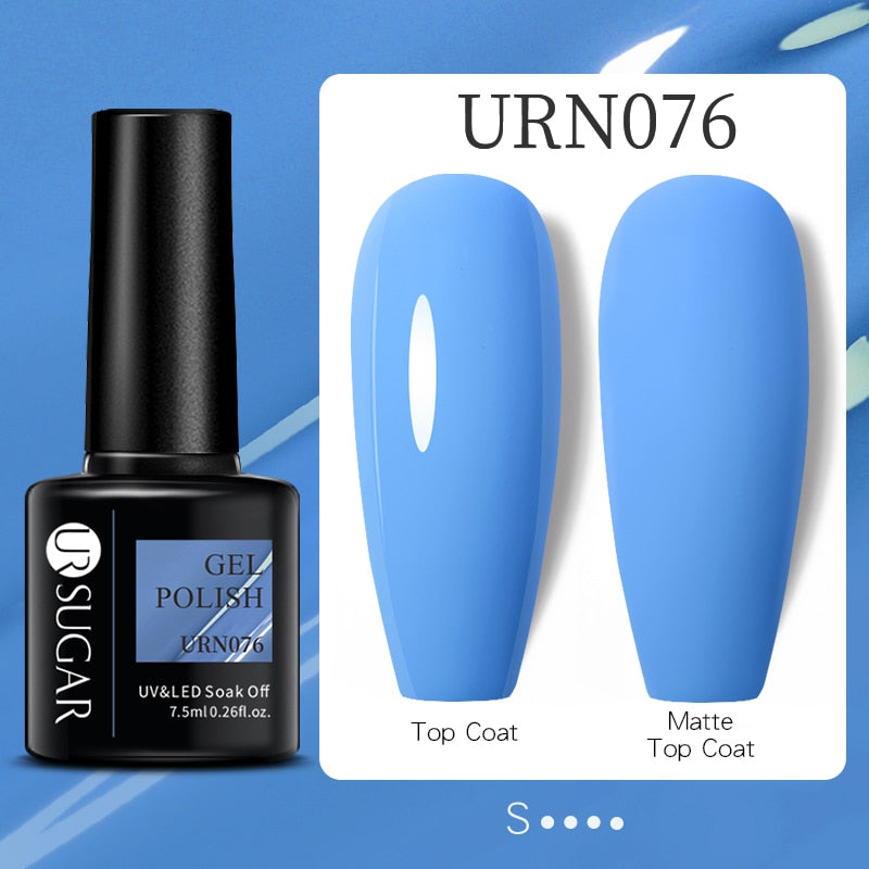 UR SUGAR Reflective Thermal Gel Nail Polish 7.5ml Semi Permanent Soak Off UV LED Gel Polish Nail Art Varnish For Manicure New
