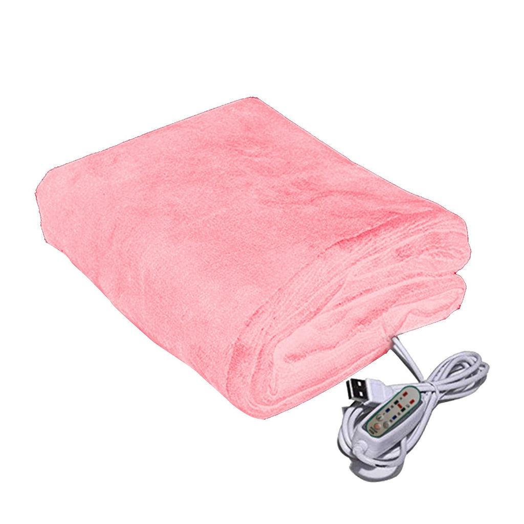 USB Heating Travel Machine Washable For Sofa Bed 3 Levels Portable Electric Blanket Winter Warm Soft Plush Car Shawl Camping