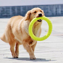 Load image into Gallery viewer, Pet Flying Discs EVA Dog Training Ring Puller Resistant Bite Floating Toy Puppy Outdoor Interactive Game Playing Products Supply