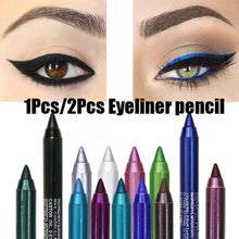 Load image into Gallery viewer, Waterproof Not Blooming Eyeliner Pencil Long-lasting No Fade Women Charm Colorful Eye Makeup Professional Cosmetic TSLM2