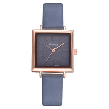 Load image into Gallery viewer, Women Watches Luxury Square Dial Rose Gold Fashion Simple Dress Wristwatch Causal Ladies Clock Gift For Girlfriend Reloj Mujer