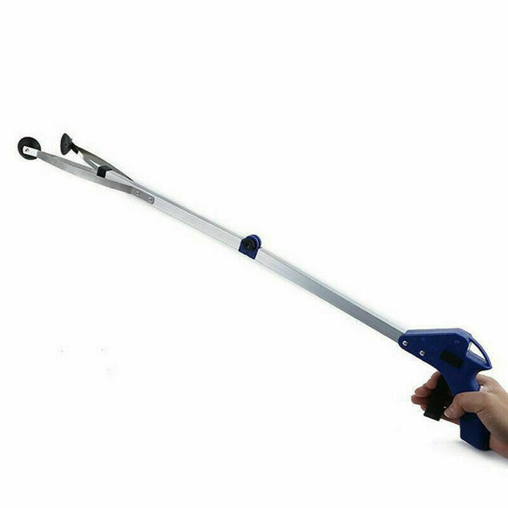 1PC Folding Garbage Picker Alloy Trash Grabber Waste Leaves Pick Cleaning Up Clip Extender Grabbers Picker Pick Up Tool