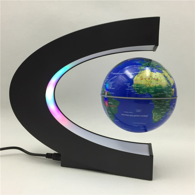 Floating Magnetic levitation Globe Light World Map Electronic Antigravity levitating Lamp Home Decoration novelty lights Gifts