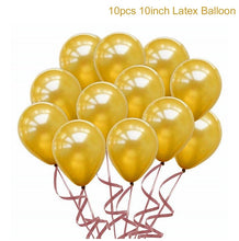 Load image into Gallery viewer, FENGRISE 10/20pcs Gold Black Pink Latex Balloons Birthday Party Decorations Adult Wedding Decor Helium Globos Baby Shower Ballon