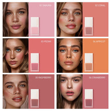 Load image into Gallery viewer, STAGENIUS Makeup Blusher for Face Oil-control Long-lasting 6 Colors Silky Natural Contour Liquid Cheek Blush