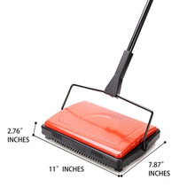 Load image into Gallery viewer, Eyliden Carpet Sweeper Cleaner for Home Office Low Carpets Rugs Undercoat Carpets Pet Hair Dust Scraps Small Rubbish Cleaning