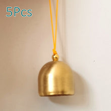 Load image into Gallery viewer, 5Pcs Christmas Metal Small Bell Tree Pendant Decoration Xmas Party Wind Chimes DIY Material Crafts Accessories
