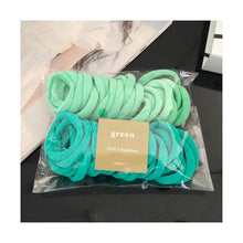 Load image into Gallery viewer, 50Pcs/Set Women Girls 4CM 2CM Colorful Nylon Elastic Hair Bands Ponytail Holder Rubber Bands Scrunchie Headwear Hair Accessories
