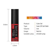 Load image into Gallery viewer, LILYCUTE Nail Gel Polish For Manicure Tools 5ML Gel Enamel For Nails Design Need Nail Lamp UV Gel Varnish For Nails Art Paint
