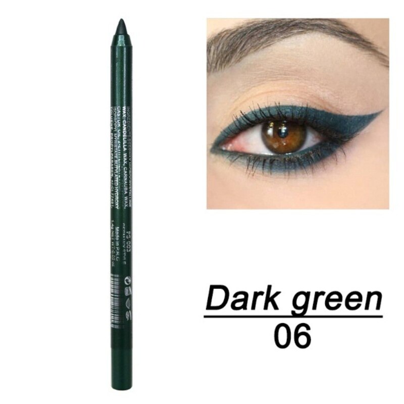 Waterproof Not Blooming Eyeliner Pencil Long-lasting No Fade Women Charm Colorful Eye Makeup Professional Cosmetic TSLM2