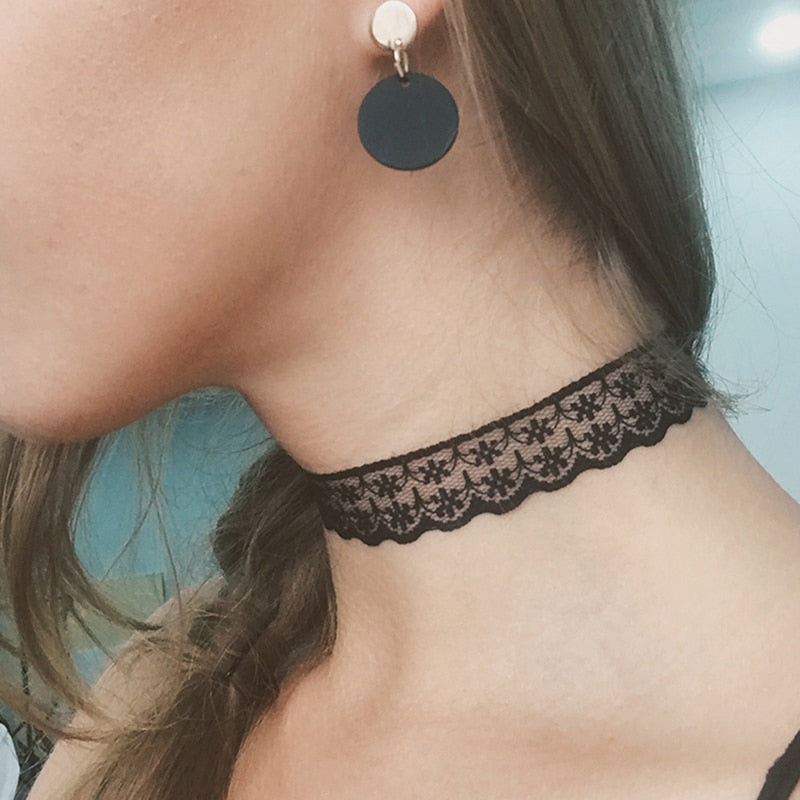 YWZIXLN Bohemia Classic Gothic Tattoo Black Lace Choker For Women Necklace Jewelry Gift Wholesale N004