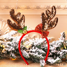 Load image into Gallery viewer, Christmas Headbands Santa Tree Elk Antlers Headband Kids Adult Headwear Reindeer Ornaments Christmas Decorations Party Cosplay