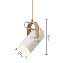 Load image into Gallery viewer, 1 pcs LED Spotlight E27 porch light for Clothing Shop Bedroom Nordic hanging lamp Modern Office Single Bar cafe picture lighting
