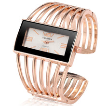Load image into Gallery viewer, CANSNOW Womens Watch Luxury Fashion Rose Gold Bangle Bracelet Watch Women Dress Clock Female Lady Saati Girls Wristwatch Relojes