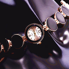 Load image into Gallery viewer, Women Watch Ladies Nobler Fashion Casual 5 Colors Wafer Design Round Dial Bracelet Watch Mujor Quartz Wristwatch Female Relojes