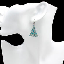 Load image into Gallery viewer, Charm Vintage Bronze Triangle Honeycomb pattern Earrings Bohemia Ethinc Drop Earrings Women Eardrop Fashion Jewelry Gift
